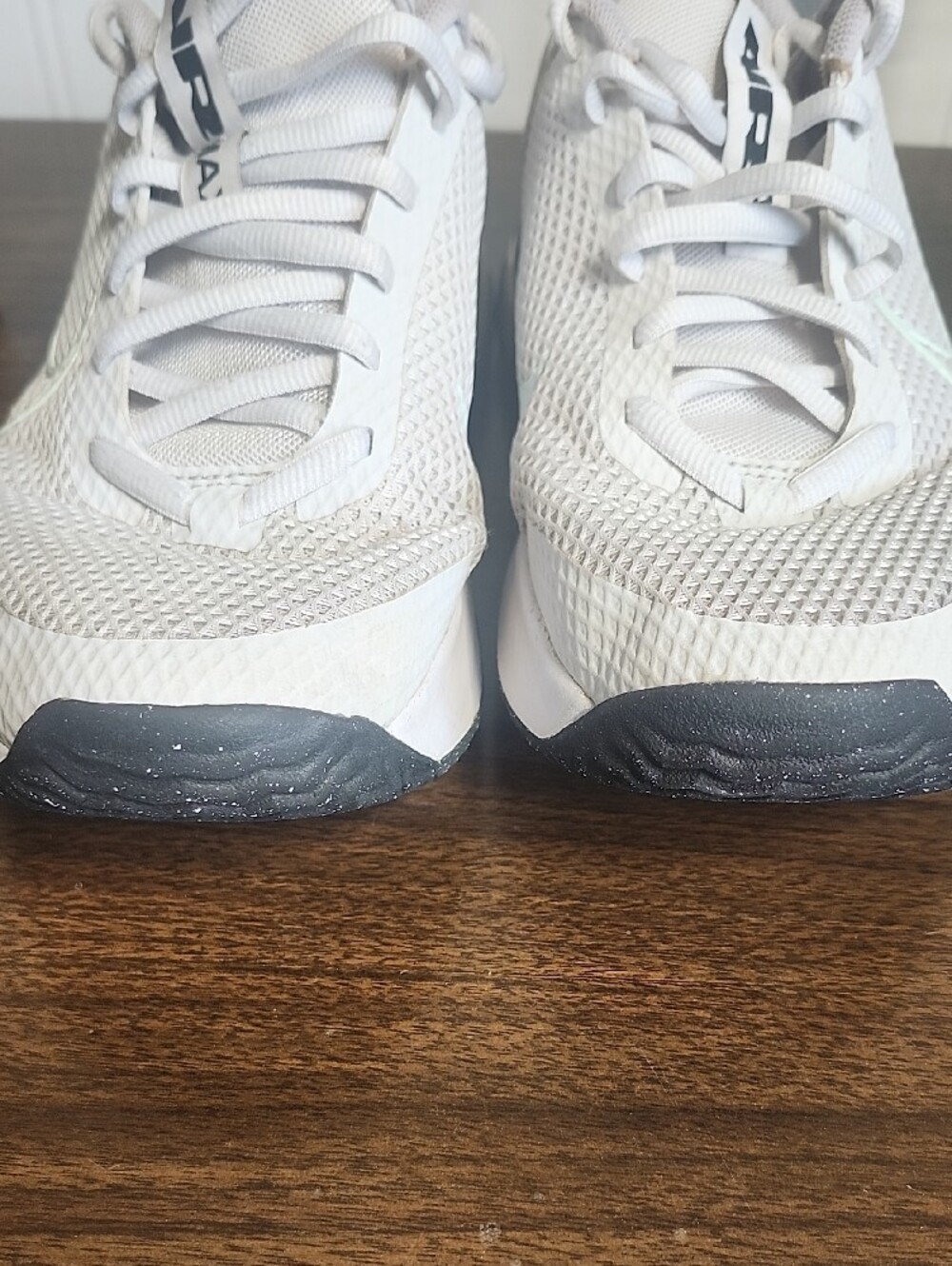 Nike Air Max Men's White & Light Gray Training Sneakers - Picture 5 of 5